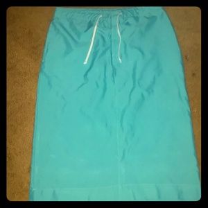 Turquoise Skirt