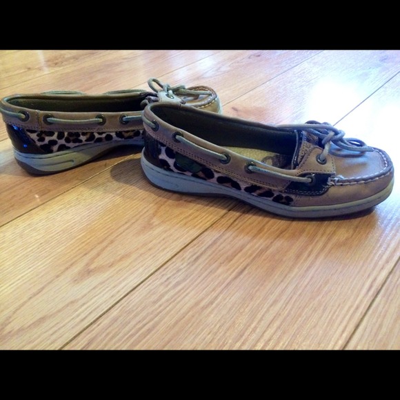 Sperry Top Sider with Cheetah print!