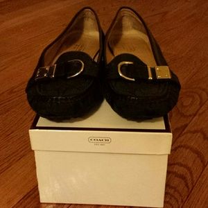 Coach Womens Black Loafers