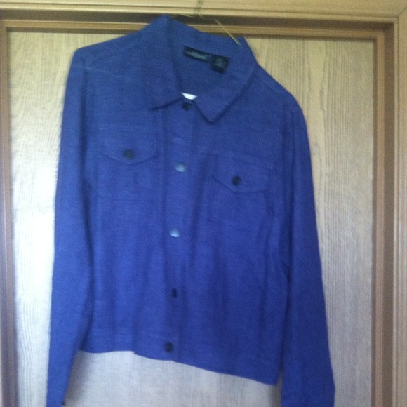 Willi Smith Linen Jacket, Size L - Picture 1 of 3