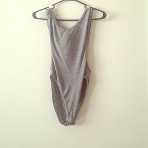Grey bodysuit/onesie