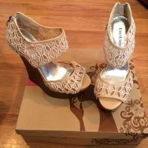 bebe wedges