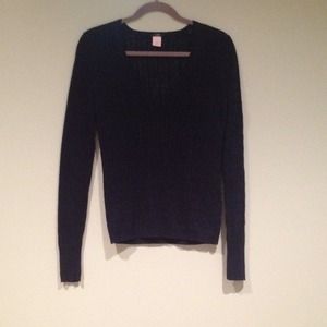 J. Crew 100% Linen dark blue sweater