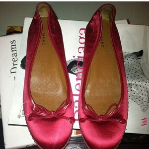 Marc Jacobs satin ballet flats