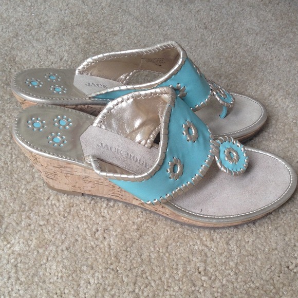 ✨BRAND NEW✨Jack Rogers Marbella Wedges NWOT