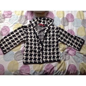 Waist-length cardigan