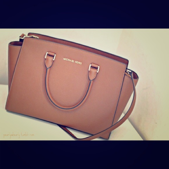 Michael Kors Selma Saffiano leather satchel
