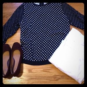 Loft Polka Dot Sweater
