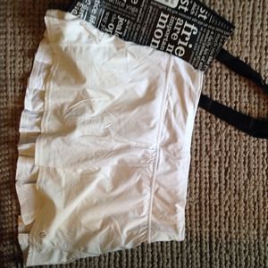 Lululemon white pacesetter skirt