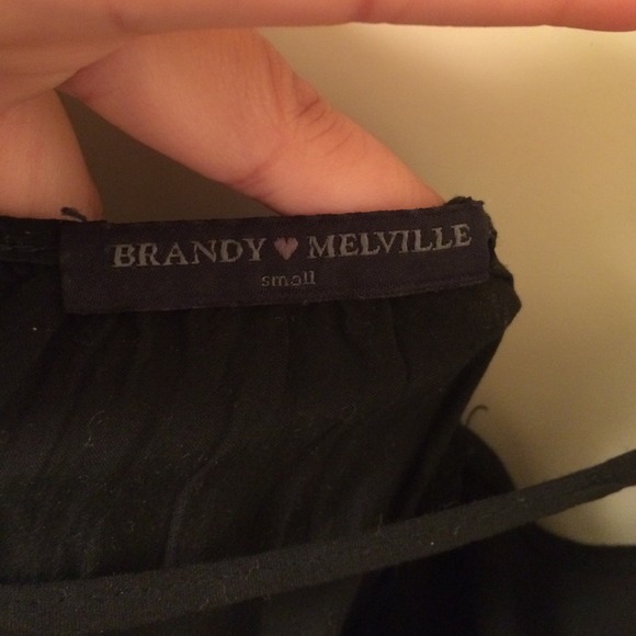 ❌Sold❌ Brandy Melville Black Jada Dress - Picture 4 of 4