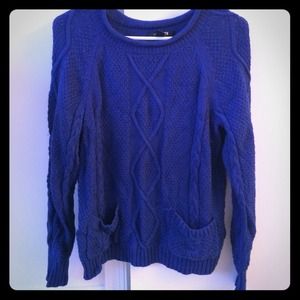 Royal blue sweater