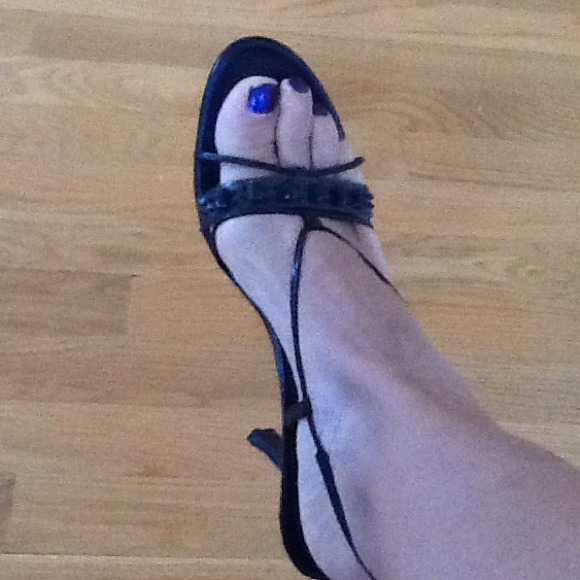 Nine West black dress shoes