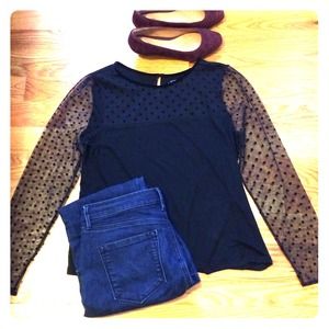 Loft Polka Dot & Plaid Shirt- Bundle for hetsche