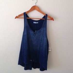 Abercrombie & Fitch Navy Washed Tank
