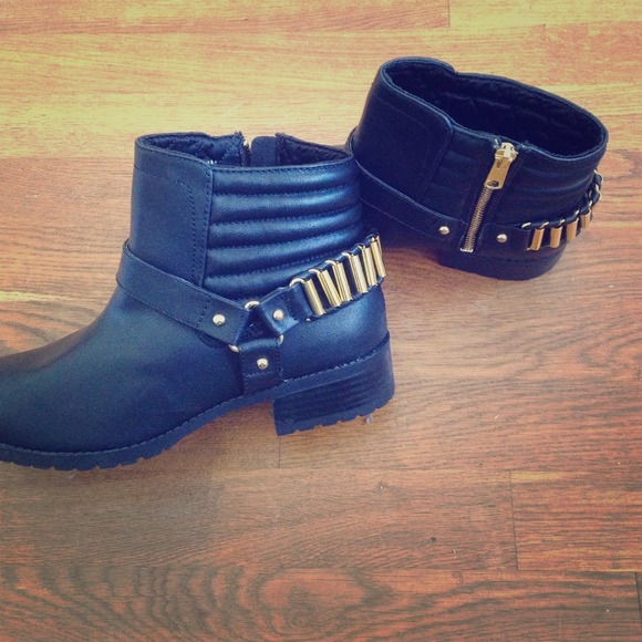 Black ankle boots