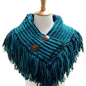Unique Infinity Scarf Color Available in Turquoise