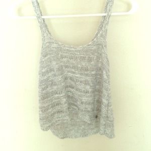 Gray, Knit Shirt