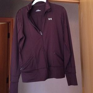 **SOLD**Under Armour brown full zip