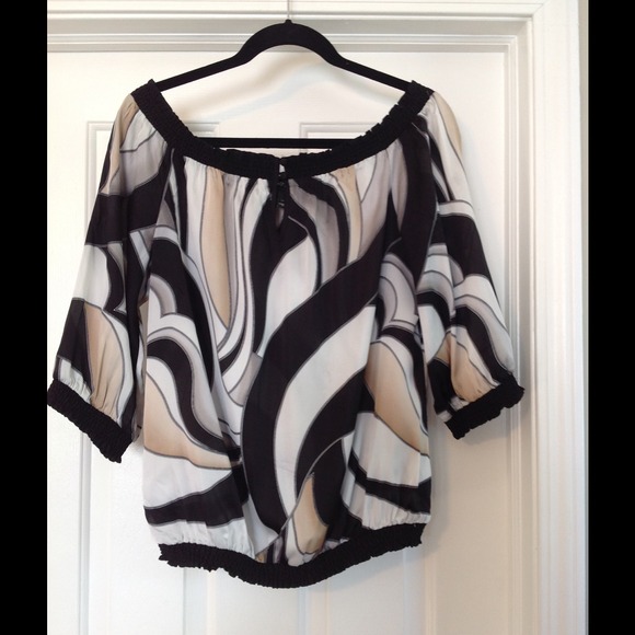White House Black Market Tops - White House Black Market off shoulder. Washable!