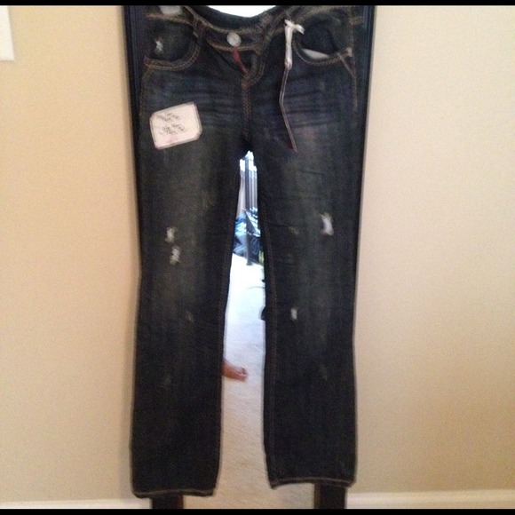 Almost Famous Denim - Almost Famous Destroyed Jeans...NEW NEVER WORN