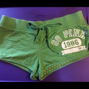 Victoria's Secret Pink Green shorts