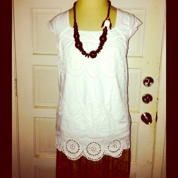 Angie white blouse