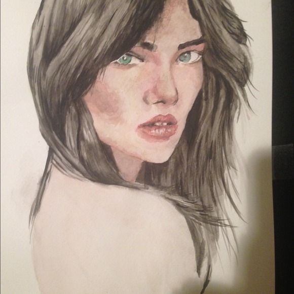 Watercolor painting original art for sale - Picture 2 of 4