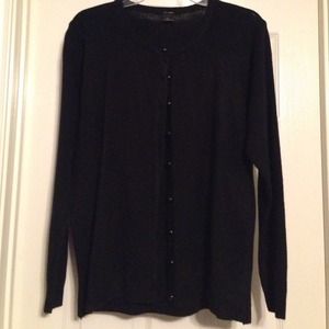 Black cardigan