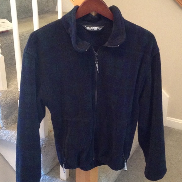 Black Diamond Jackets & Blazers - Green and blue checkered zip up fleece jacket