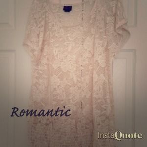 Romantic lace torrid top