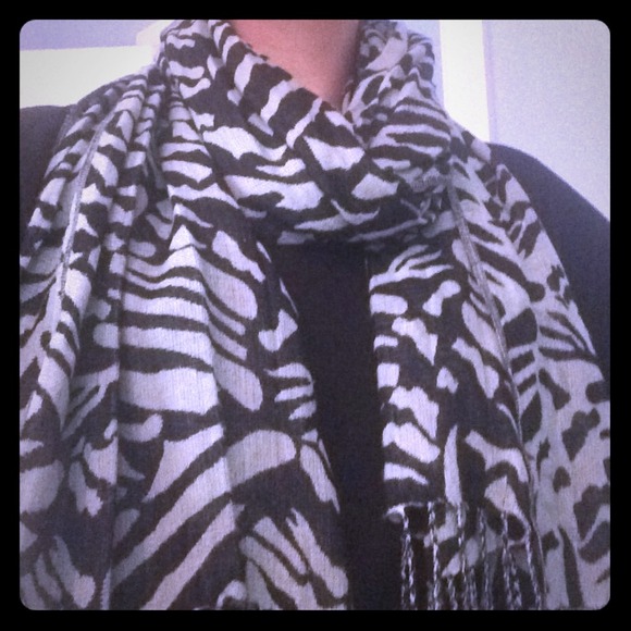 Zebra Print Boutique Scarf