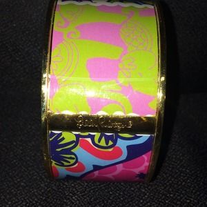 Lilly Pulitzer wide bangle bracelet