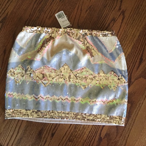 Sequin skirt