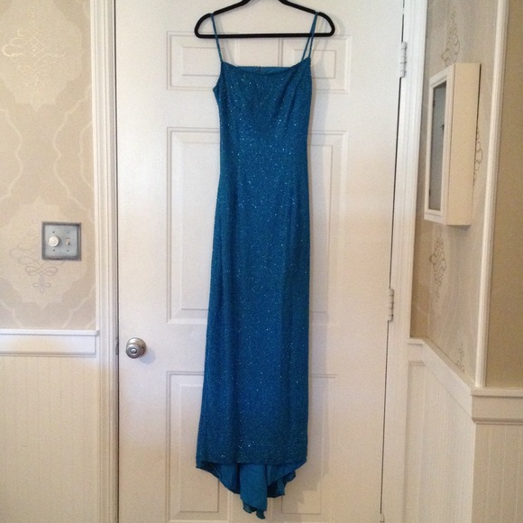Sean Collection Beaded silk gown / Prom Dress - Picture 1 of 6