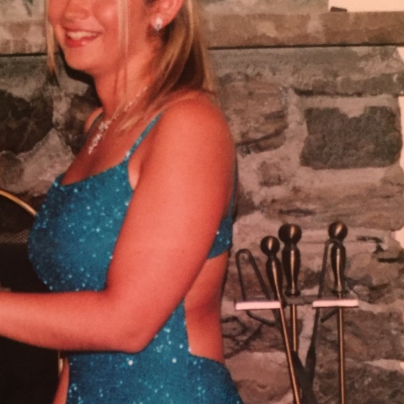 Sean Collection Beaded silk gown / Prom Dress - Picture 6 of 6