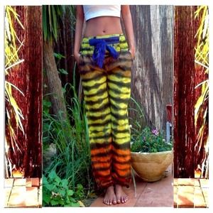 Handmade colorful harem pants