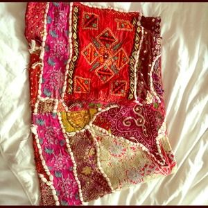 Indian patchwork skirt