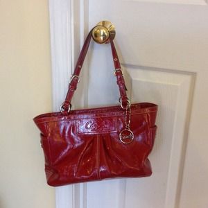 Red Patent Leather Bag