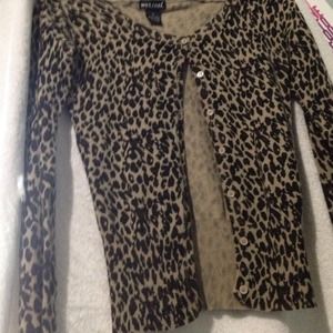 cheetah wet seal sweater