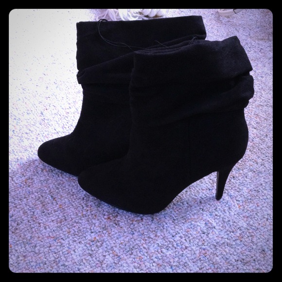 Black ankle boots