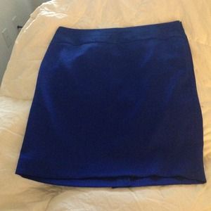 Cobalt blue skirt