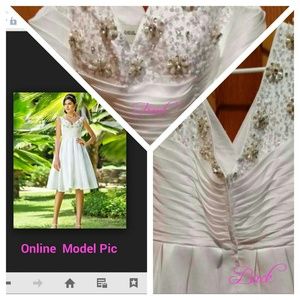 Tea Length Wedding Gown or Vow Renewal Gown