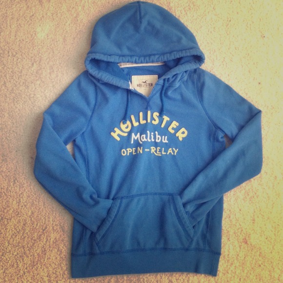 Blue hollister hoodie
