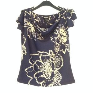 Express Navy Blouse Size Small NWT $34.50