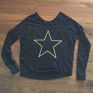Southward apparel gold star sweater / sweatshirt