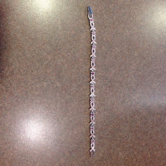 Breast cancer bracelet