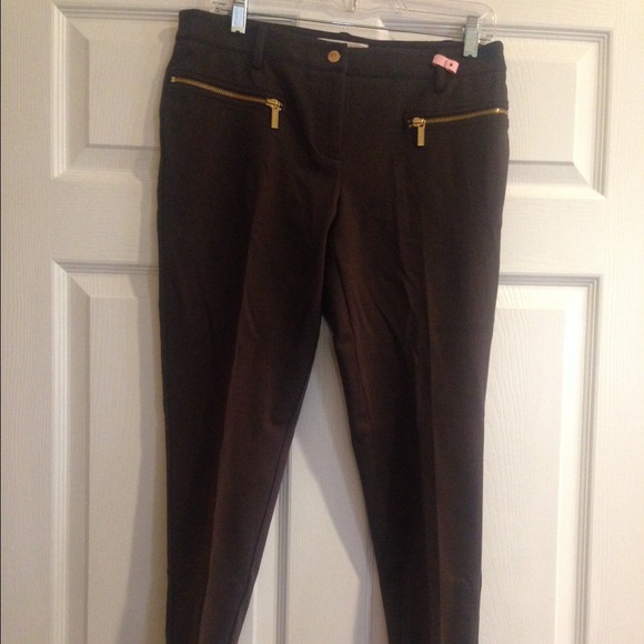 Pants, Micheal Kors, Brown, Size 8, skinny leg