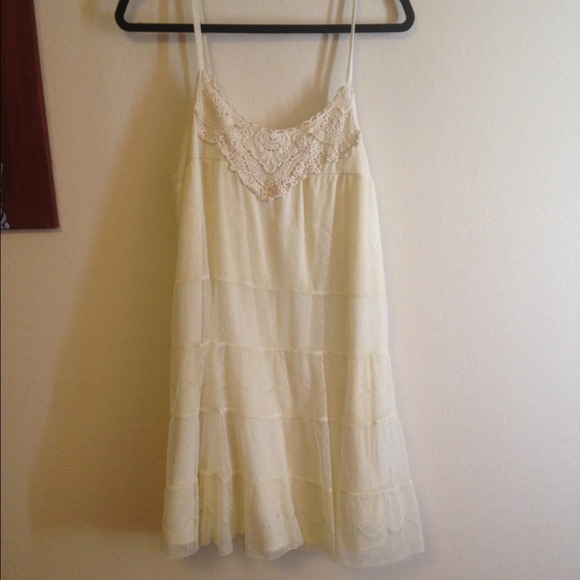 Layered tulle baby doll dress