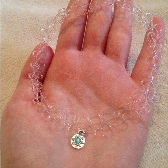 clear tattoo choker