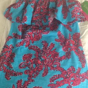 Lilly Pulitzer strapless top